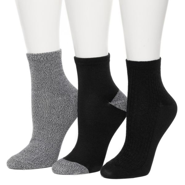 Женские повседневные носки длиной до щиколотки, упаковка из 3 пар Cuddl Duds, черный
Женские повседневные носки длиной до щиколотки, упаковка из 3 пар Cuddl Duds, черный
