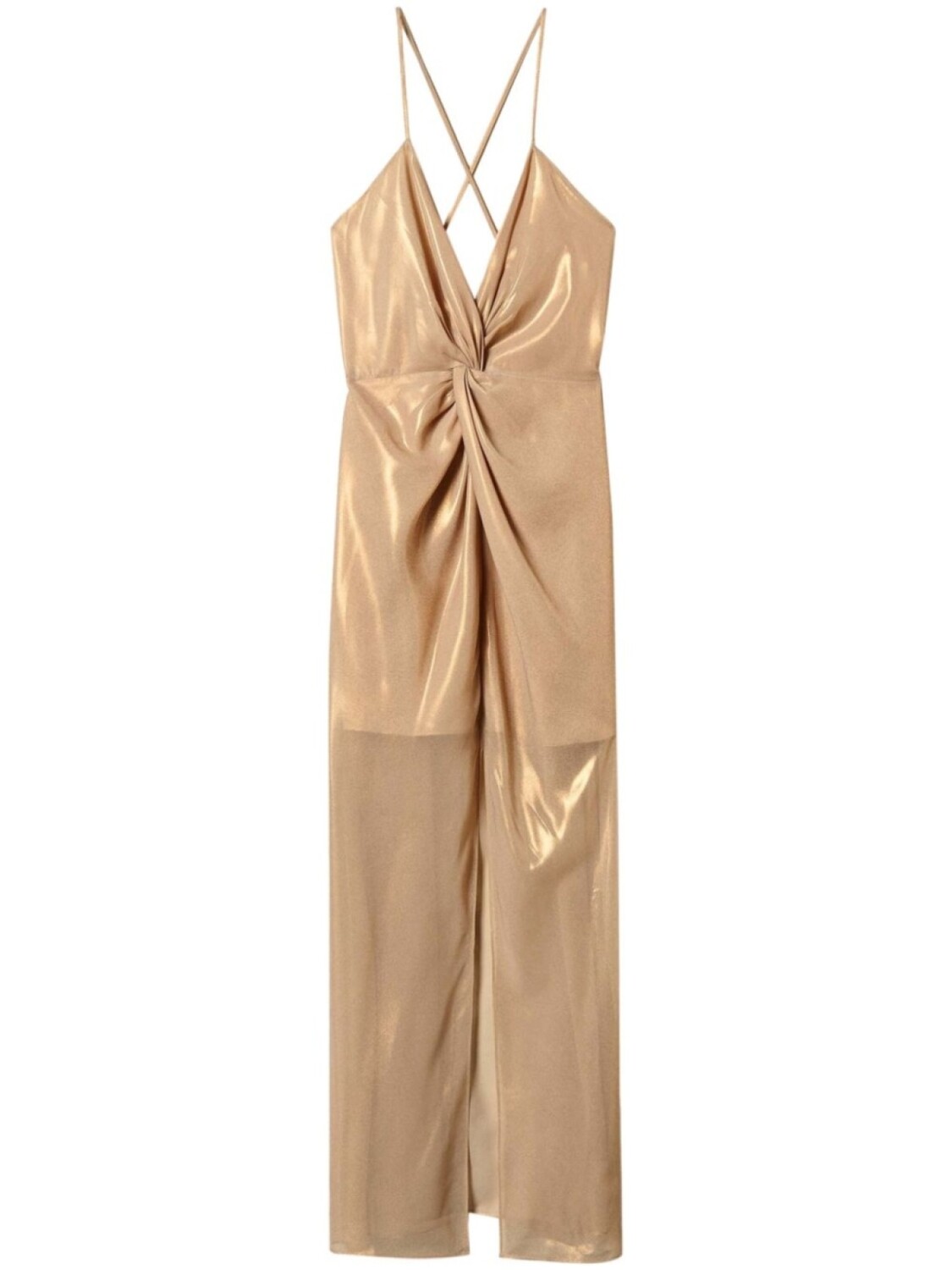 TWINSET платье макси из ткани ламе, нейтральный
TWINSET платье макси из ткани ламе, нейтральный