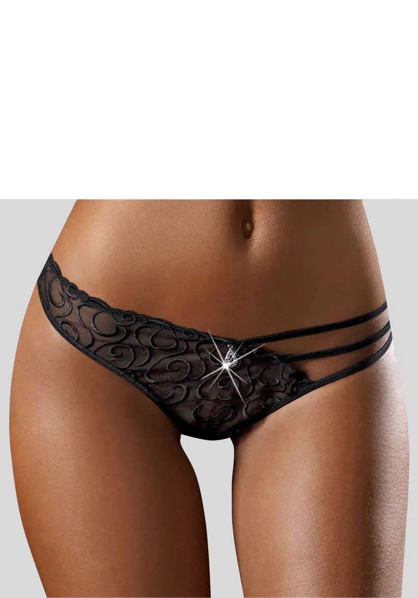 Стринги LASCANA с захватывающей вышивкой, сексуальное женское белье, черный
Стринги LASCANA с захватывающей вышивкой, сексуальное женское белье, черный