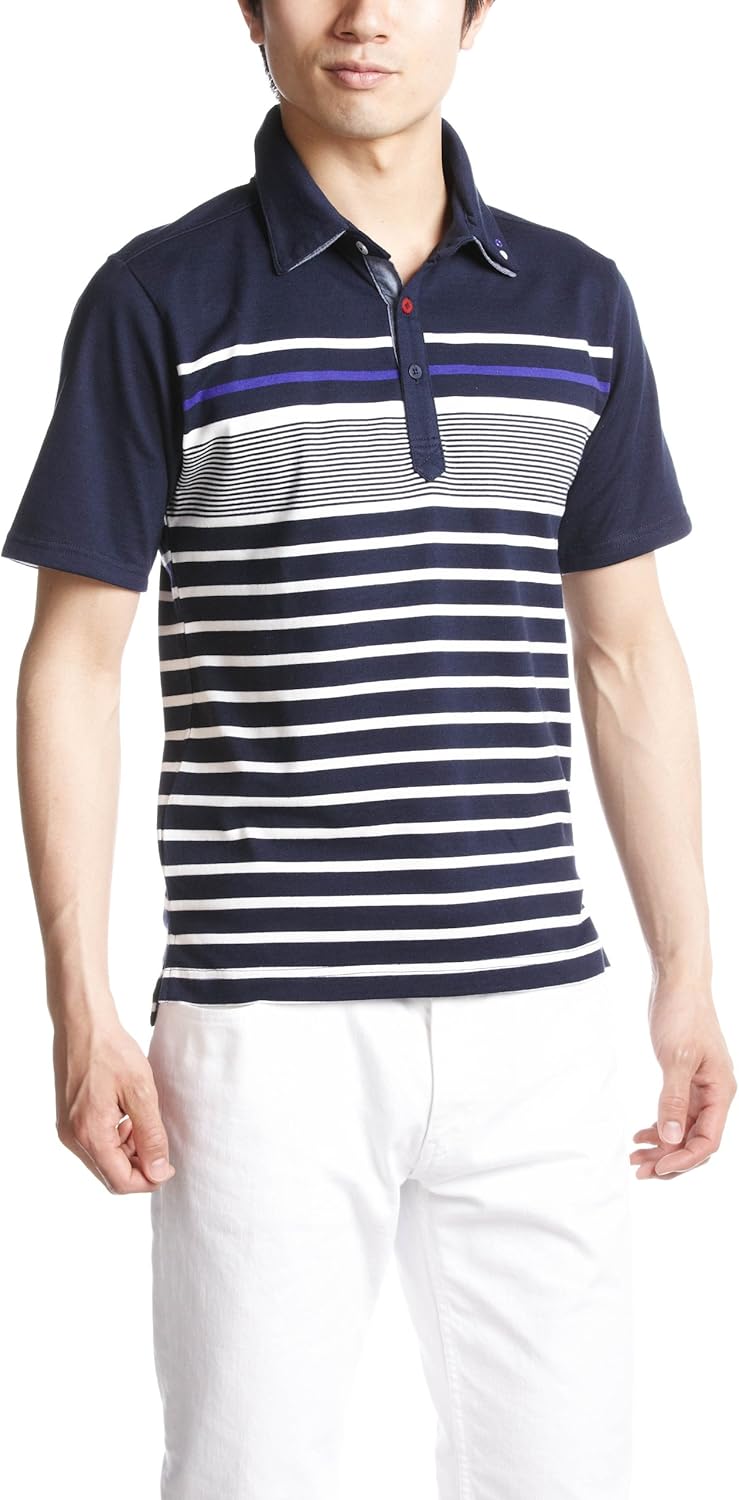 Поло с контрастной вставкой по краю и двумя воротниками Pincponc, темно-синий
Поло с контрастной вставкой по краю и двумя воротниками Pincponc, темно-синий