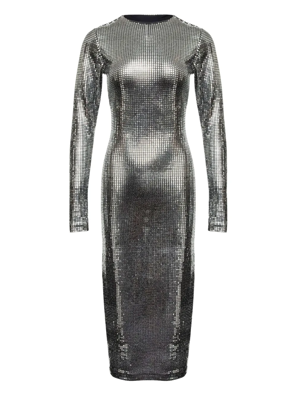 Платье миди с длинными рукавами Mm6 Maison Margiela, серебристый
Платье миди с длинными рукавами Mm6 Maison Margiela, серебристый