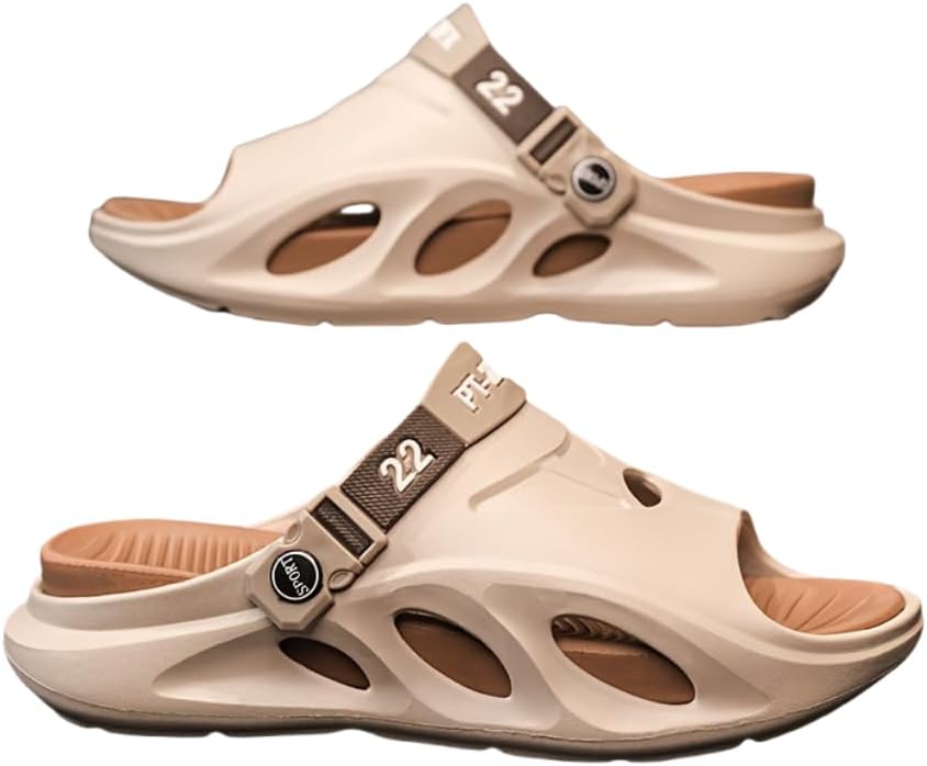 Мужские шлепанцы EVA, нескользящие с быстрым высыханием, открытый носок, для дома и прогулок на улице, мужские летние пляжные шлепанцы Hhhchpm, хаки
Мужские шлепанцы EVA, нескользящие с быстрым высыханием, открытый носок, для дома и прогулок на улице, мужские летние пляжные шлепанцы Hhhchpm, хаки