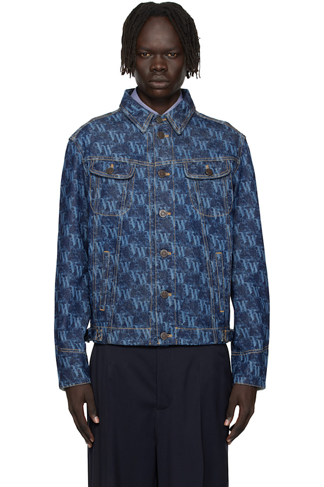 Vivienne Westwood Синяя джинсовая куртка Stormrider
Vivienne Westwood Синяя джинсовая куртка Stormrider