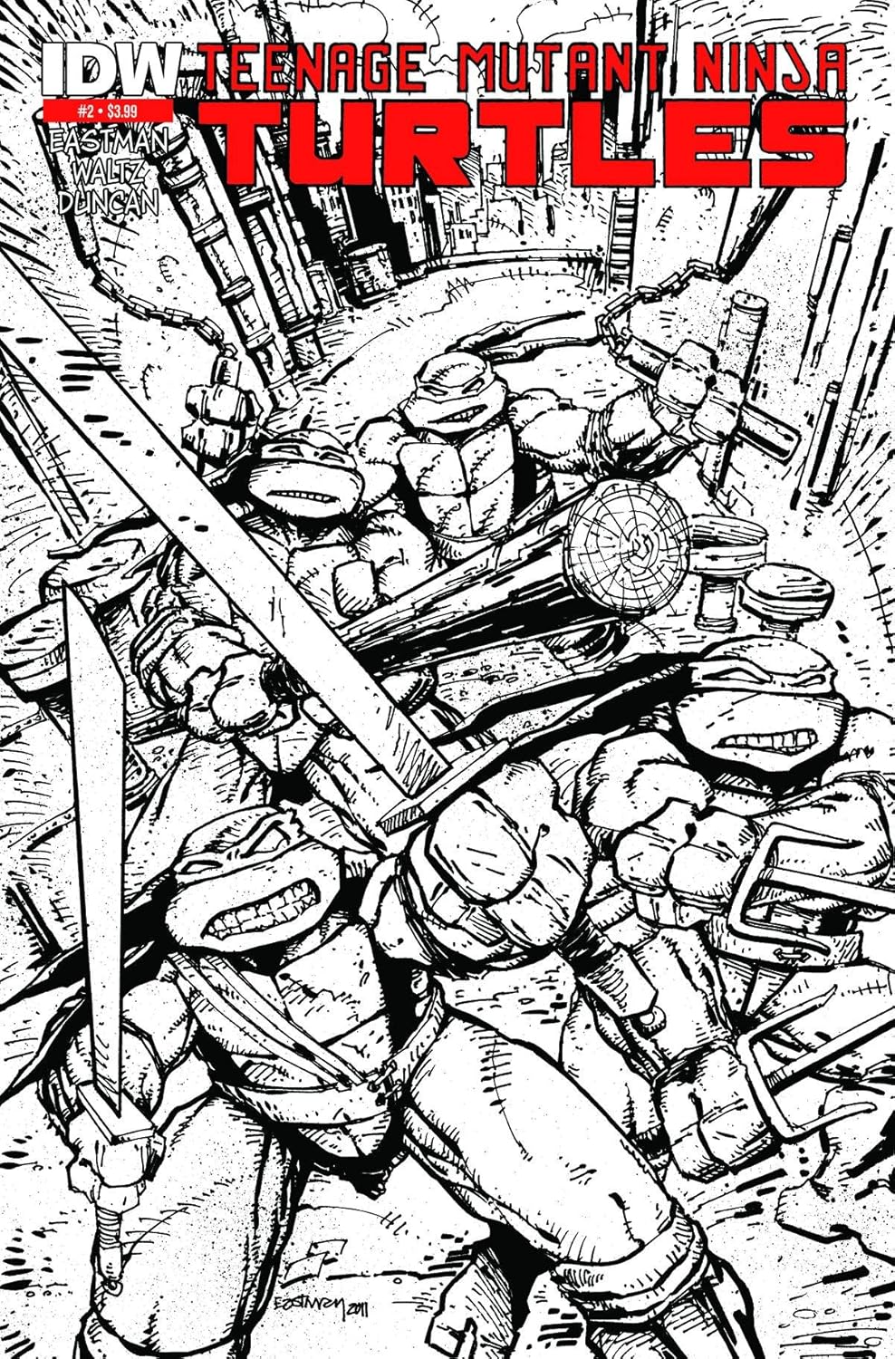 Teenage Mutant Ninja Turtles #2 2nd ptg (IDW Publishing)
Teenage Mutant Ninja Turtles #2 2nd ptg (IDW Publishing)