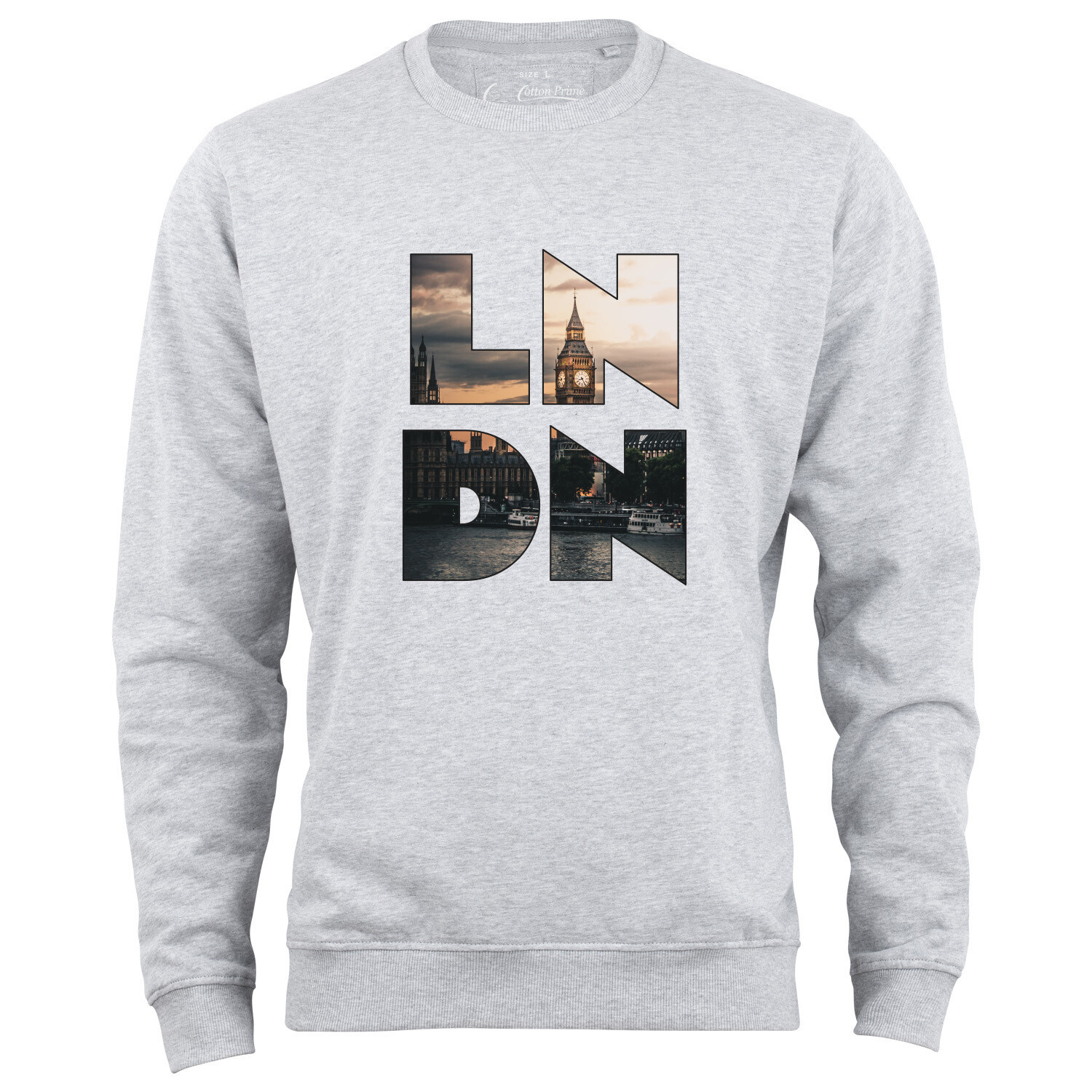 Толстовка Cotton Prime Skyline London Weltenbummler Kollektion, серый меланж
Толстовка Cotton Prime Skyline London Weltenbummler Kollektion, серый меланж