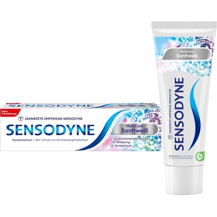 Зубная паста Multicare Gentle White с фтором 75 мл Sensodyne
Зубная паста Multicare Gentle White с фтором 75 мл Sensodyne