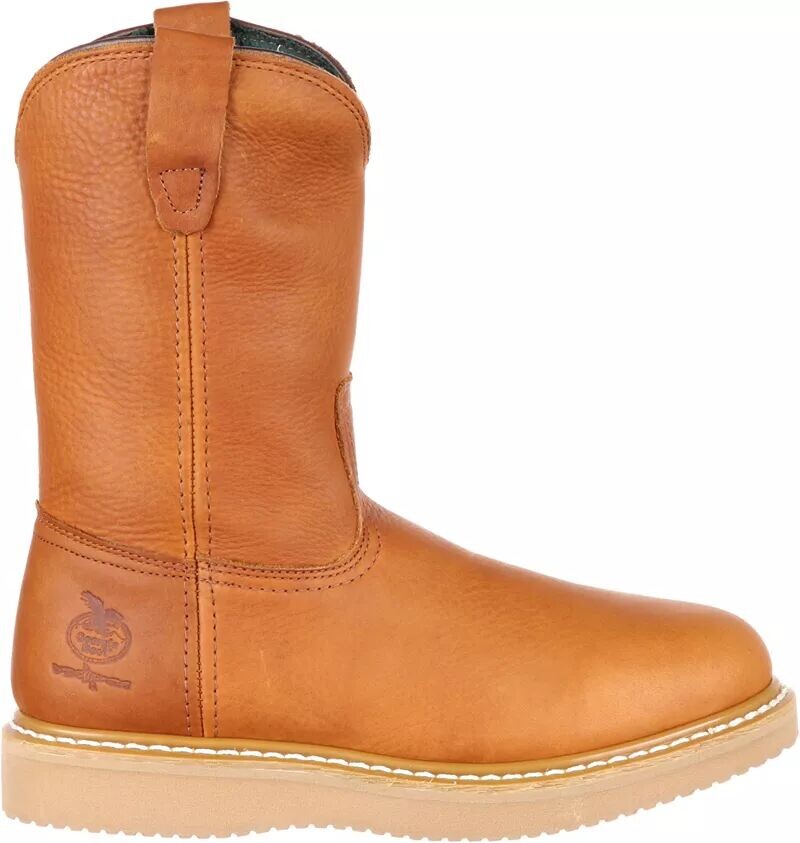 Мужские рабочие ботинки Georgia Boots на танкетке Wellington EH со стальным носком, золотой
Мужские рабочие ботинки Georgia Boots на танкетке Wellington EH со стальным носком, золотой