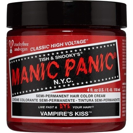 Краска для волос Vampire'S Kiss 118мл, Manic Panic
Краска для волос Vampire'S Kiss 118мл, Manic Panic