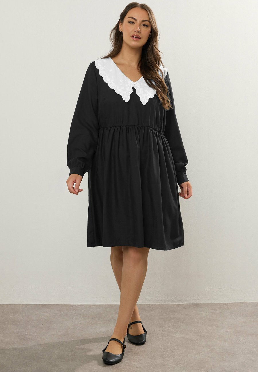 Платье Yours Clothing STATEMENT COLLAR MINI, Black/Anthracite
Платье Yours Clothing STATEMENT COLLAR MINI, Black/Anthracite