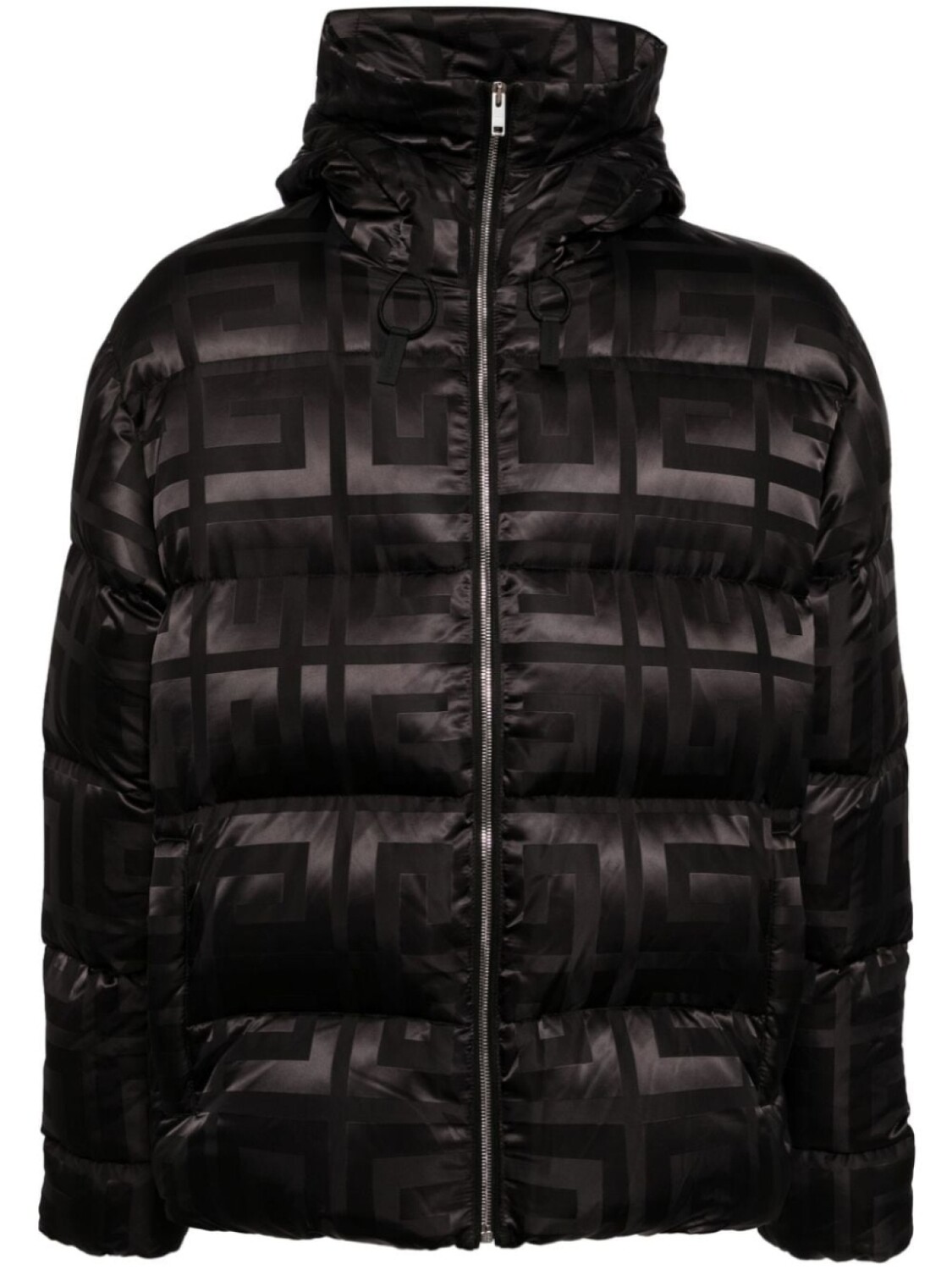 Givenchy пуховик с логотипом, черный 
Givenchy пуховик с логотипом, черный