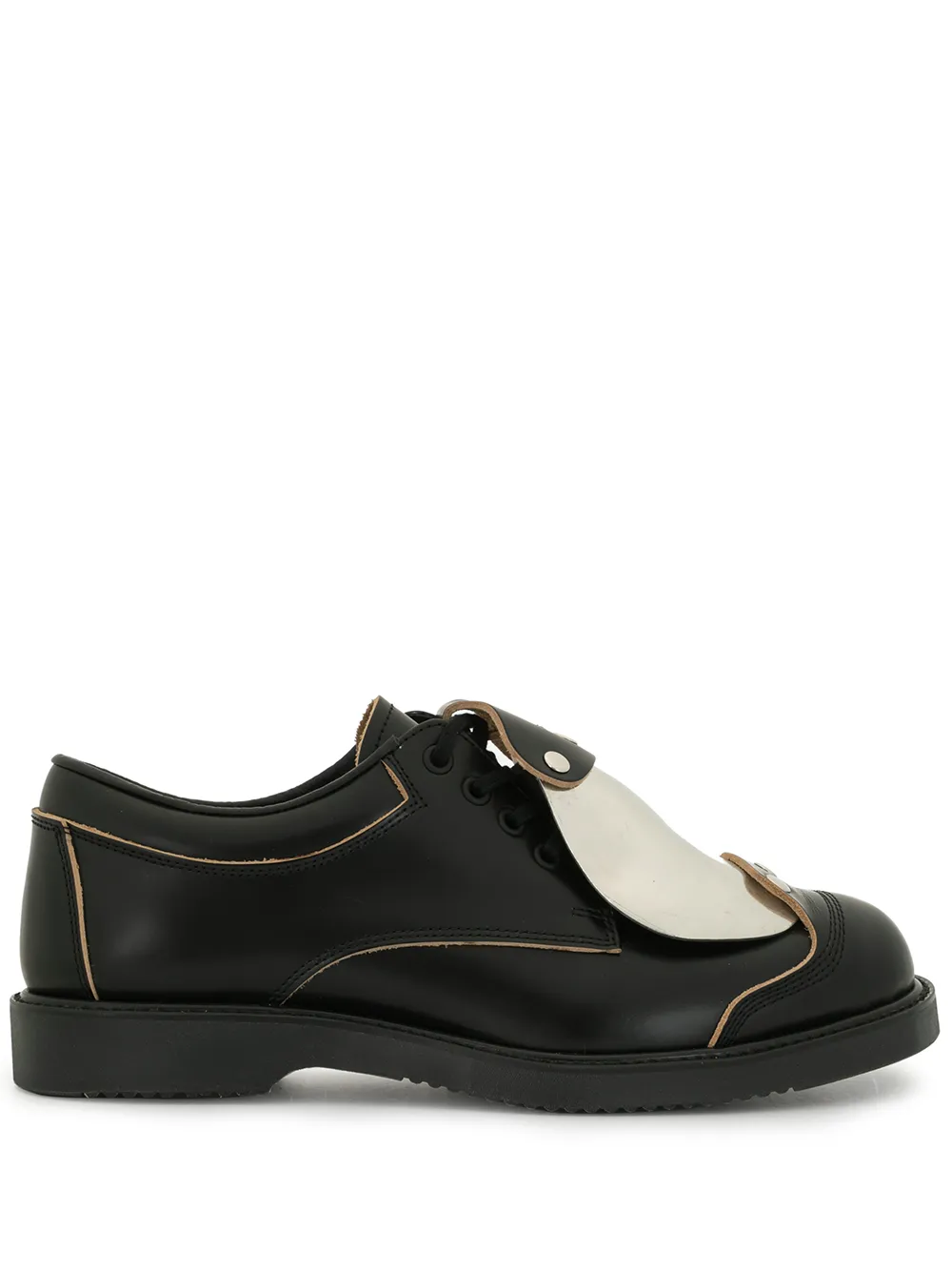 Туфли на шнуровке с контрастной вставкой Comme des Garçons Homme Plus, черный
Туфли на шнуровке с контрастной вставкой Comme des Garçons Homme Plus, черный