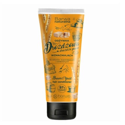 Кондиционер для укрепления волос с натуральными дрожжами для слабых волос 200мл, Barwa 
Кондиционер для укрепления волос с натуральными дрожжами для слабых волос 200мл, Barwa