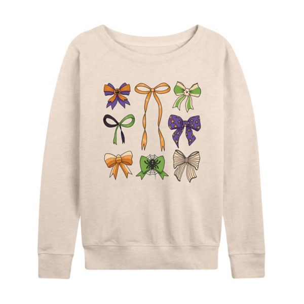 Женская футболка с длинным рукавом из французского трикотажа с бантами на Хэллоуин Licensed Character, бежевый
Женская футболка с длинным рукавом из французского трикотажа с бантами на Хэллоуин Licensed Character, бежевый