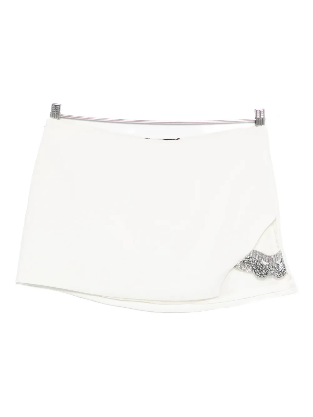 Мини-юбка с разрезами по бокам, украшенная бисером Amen, белый
Мини-юбка с разрезами по бокам, украшенная бисером Amen, белый