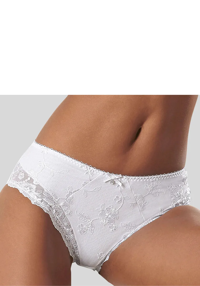 LASCANA Трусики "Ванда", закрывающего кроя и кружевной вышивки, белый
LASCANA Трусики "Ванда", закрывающего кроя и кружевной вышивки, белый