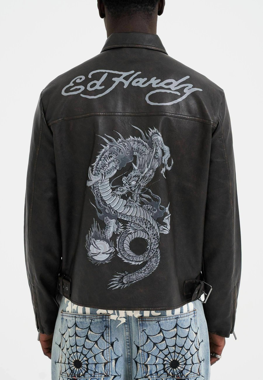 Куртка Ed Hardy Faux leather jacket, Brown
Куртка Ed Hardy Faux leather jacket, Brown