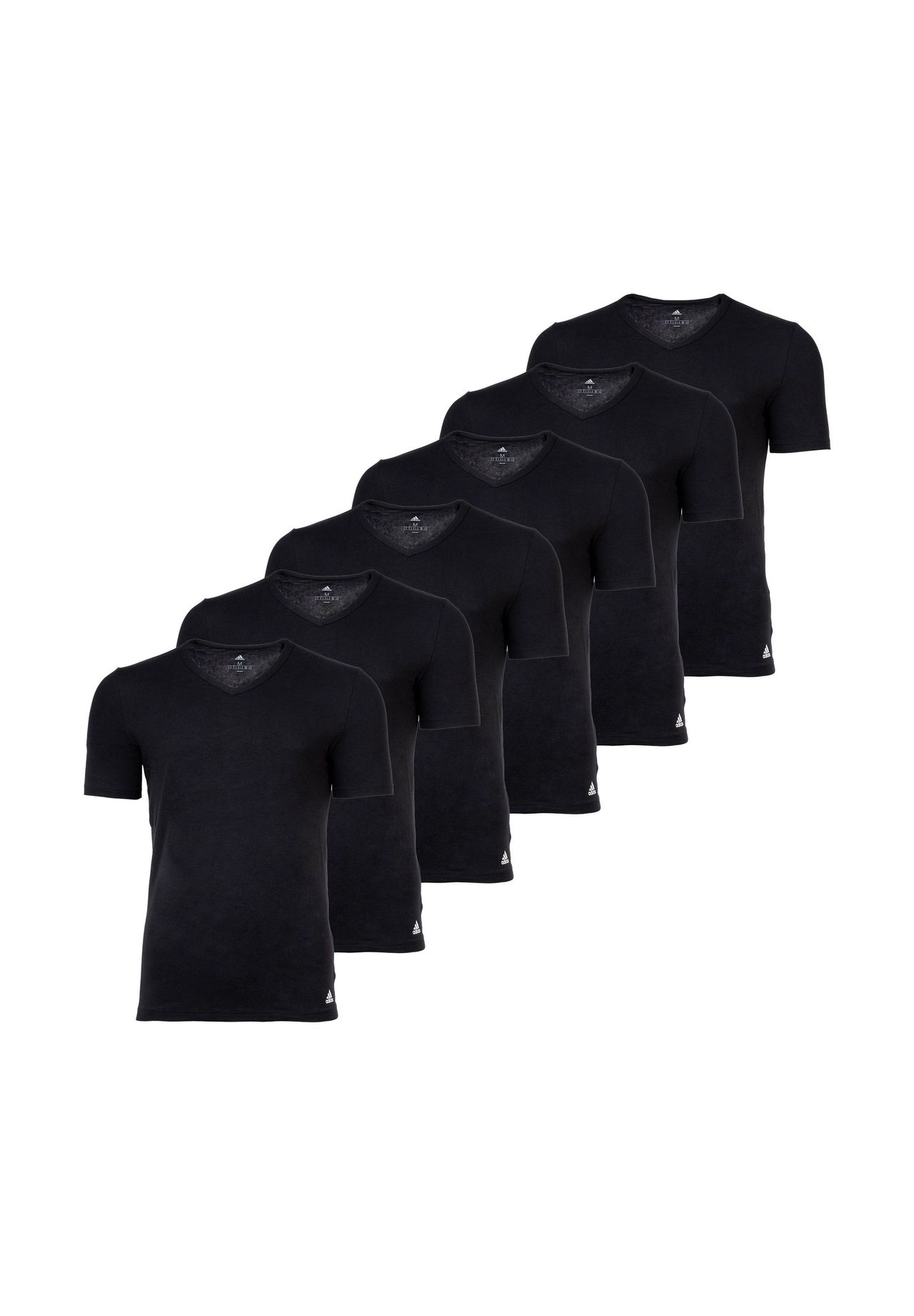 Мужская футболка, 6 шт в упаковке — Active Flex Cotton, V-образный вырез, однотонная Adidas, черный
Мужская футболка, 6 шт в упаковке — Active Flex Cotton, V-образный вырез, однотонная Adidas, черный