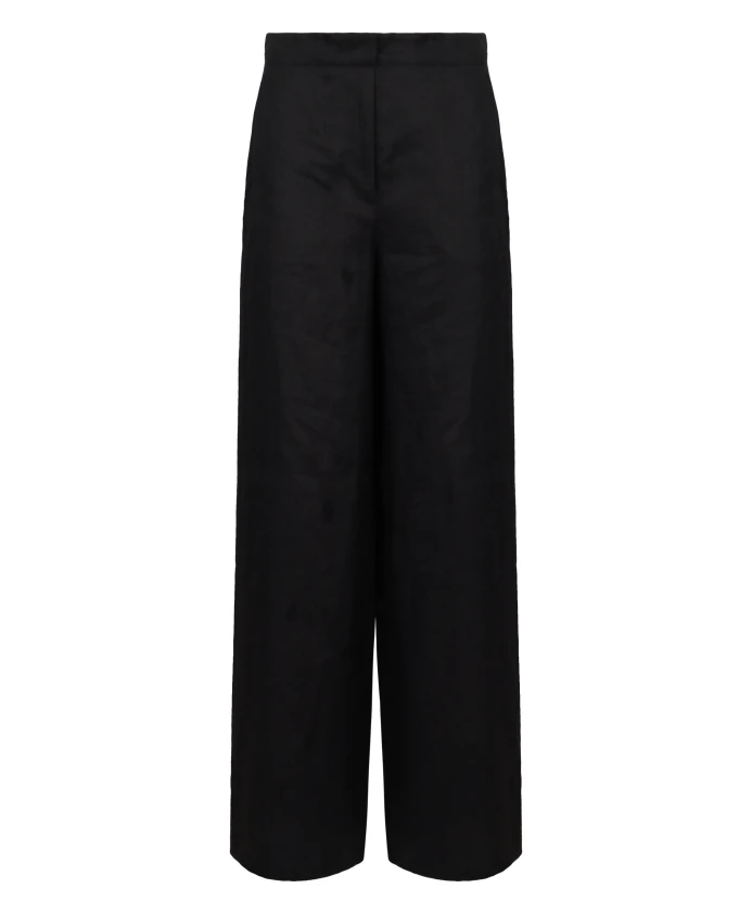 Льняные брюки с боковыми карманами Max Mara Studio, черный
Льняные брюки с боковыми карманами Max Mara Studio, черный