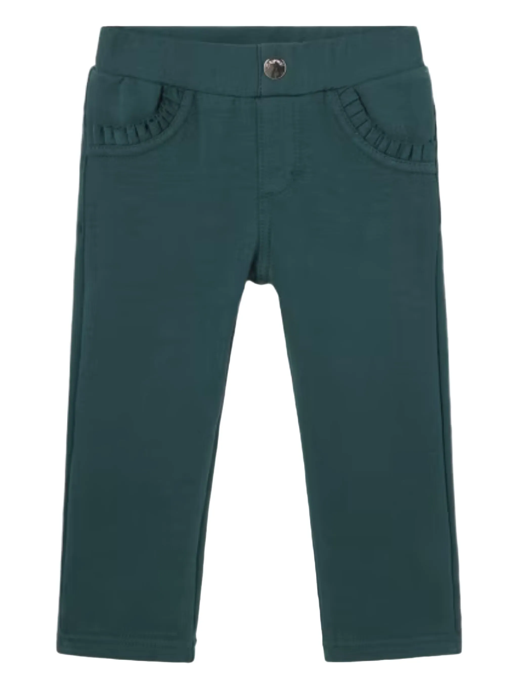 Брюки с оборками Mayoral, зеленый
Брюки с оборками Mayoral, зеленый