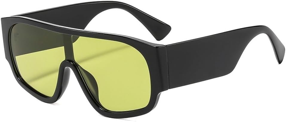 Ретро большие женские солнцезащитные очки-пилот, цельные, красные и зеленые, с защитой от УФ-излучения UV400, мужские панк-солнцезащитные очки с широкими дужками SKFGNX, Black Green
Ретро большие женские солнцезащитные очки-пилот, цельные, красные и зеленые, с защитой от УФ-излучения UV400, мужские панк-солнцезащитные очки с широкими дужками SKFGNX, Black Green