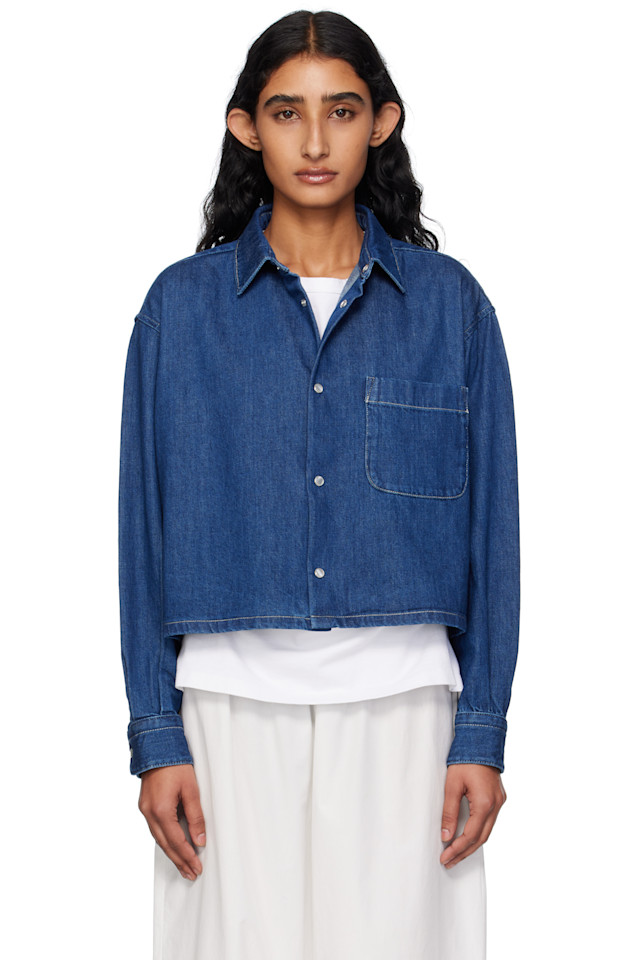 Джинсовая рубашка Samantha A.P.C., индиго
Джинсовая рубашка Samantha A.P.C., индиго