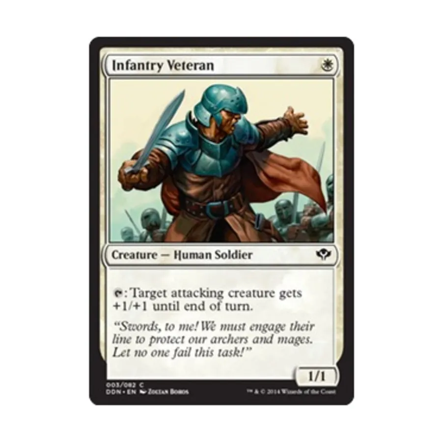 CCG Ветеран пехоты (К), MTG - Duel Decks - Speed vs. Cunning
CCG Ветеран пехоты (К), MTG - Duel Decks - Speed vs. Cunning