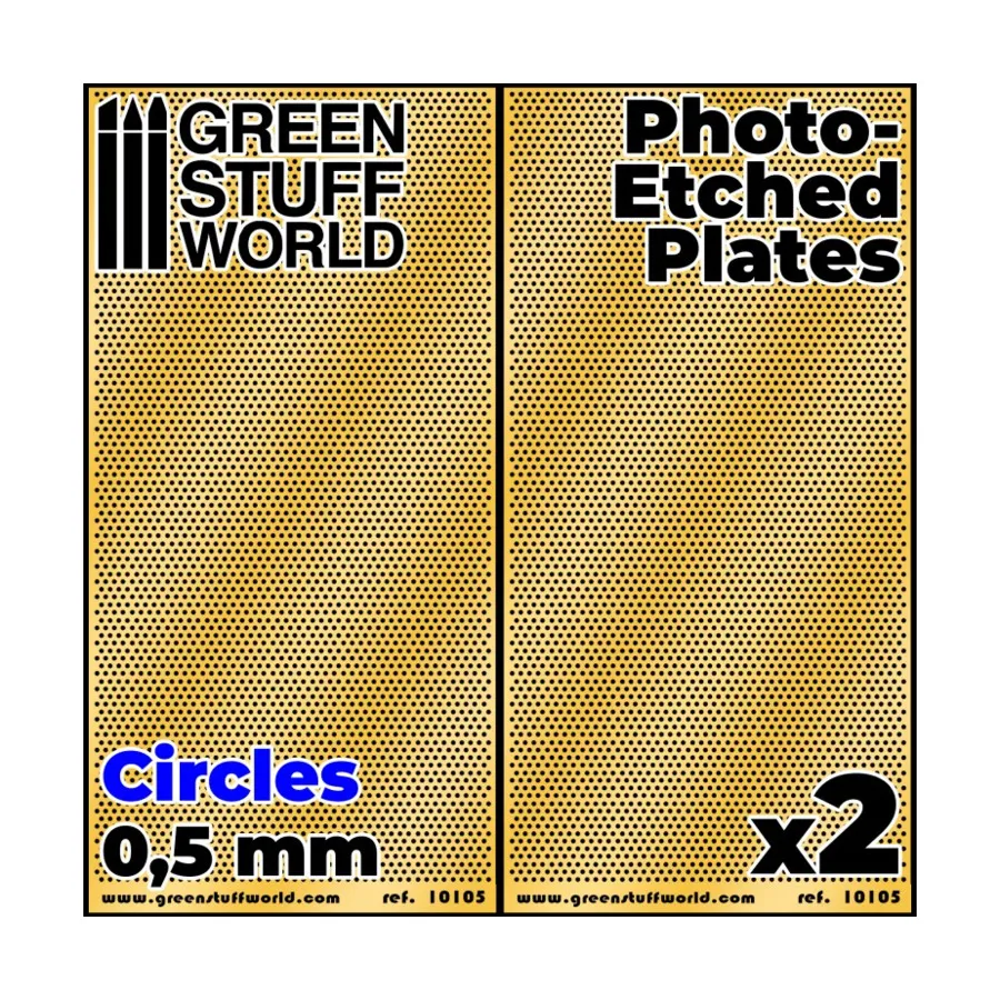 Круги - 0,5мм, Other Scenery - Photo-Etched Plates & Formable Metals
Круги - 0,5мм, Other Scenery - Photo-Etched Plates & Formable Metals
