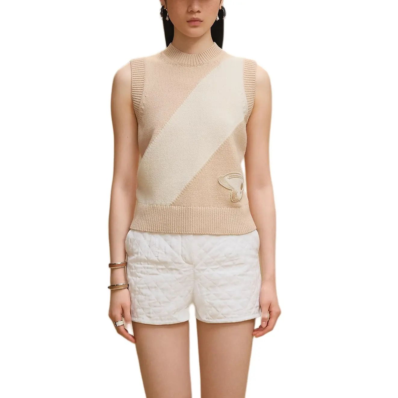 HERMES Топ-майка женская розовая белая
HERMES Топ-майка женская розовая белая