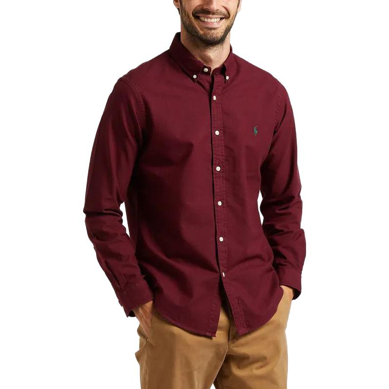 Поло Пони вышитая Хлопковая Рубашка Polo Ralph Lauren, Бордовый
Поло Пони вышитая Хлопковая Рубашка Polo Ralph Lauren, Бордовый