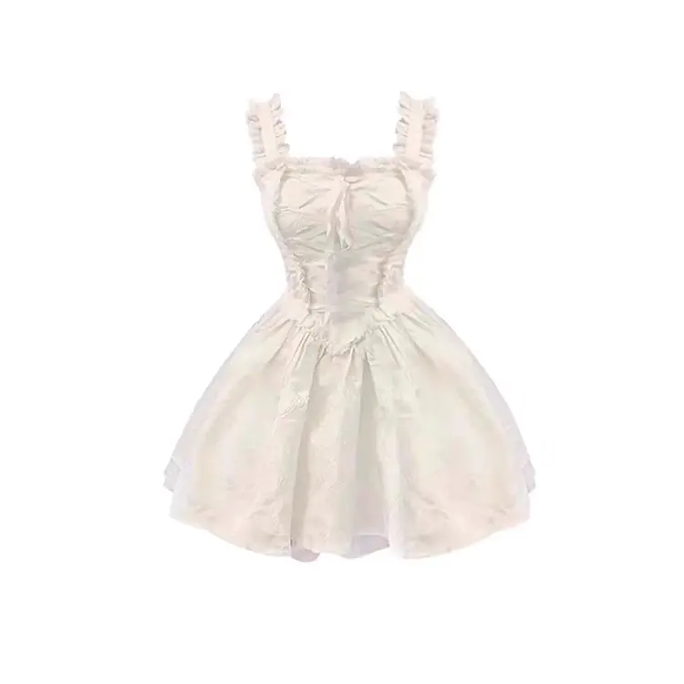 Sunsuntown Женское платье-комбинация, Маленькое белое платье
Sunsuntown Женское платье-комбинация, Маленькое белое платье