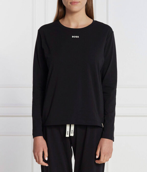 Лонгслив женский Boss домашний с логотипом бренда, черный
Лонгслив женский Boss домашний с логотипом бренда, черный
