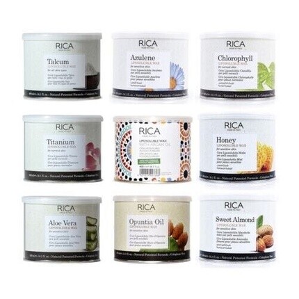 RICA Wax Воск для депиляции жирорастворимый титановый мед, банка 400 мл
RICA Wax Воск для депиляции жирорастворимый титановый мед, банка 400 мл