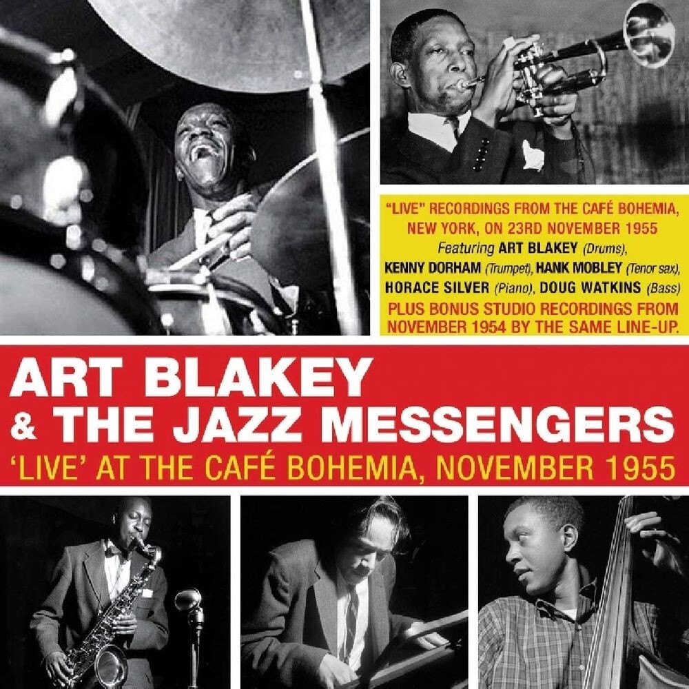 Диск CD 'Live' At The Café Bohemia, November 1955 - Art Blakey & The Jazz Messengers
Диск CD 'Live' At The Café Bohemia, November 1955 - Art Blakey & The Jazz Messengers