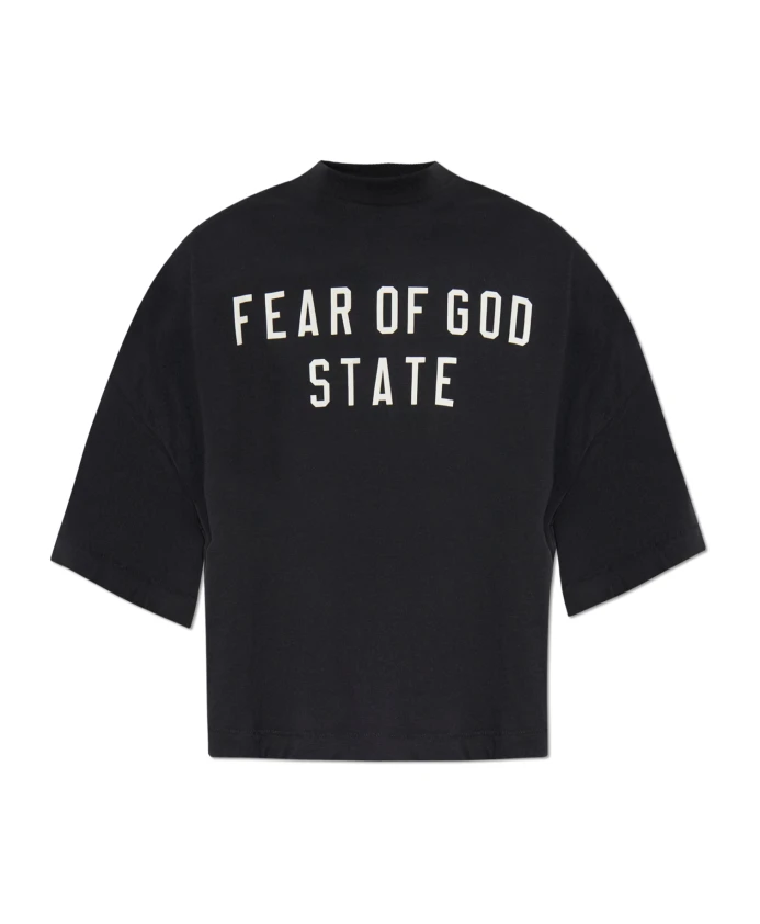 Футболка с напечатанным логотипом Fear Of God, черный
Футболка с напечатанным логотипом Fear Of God, черный