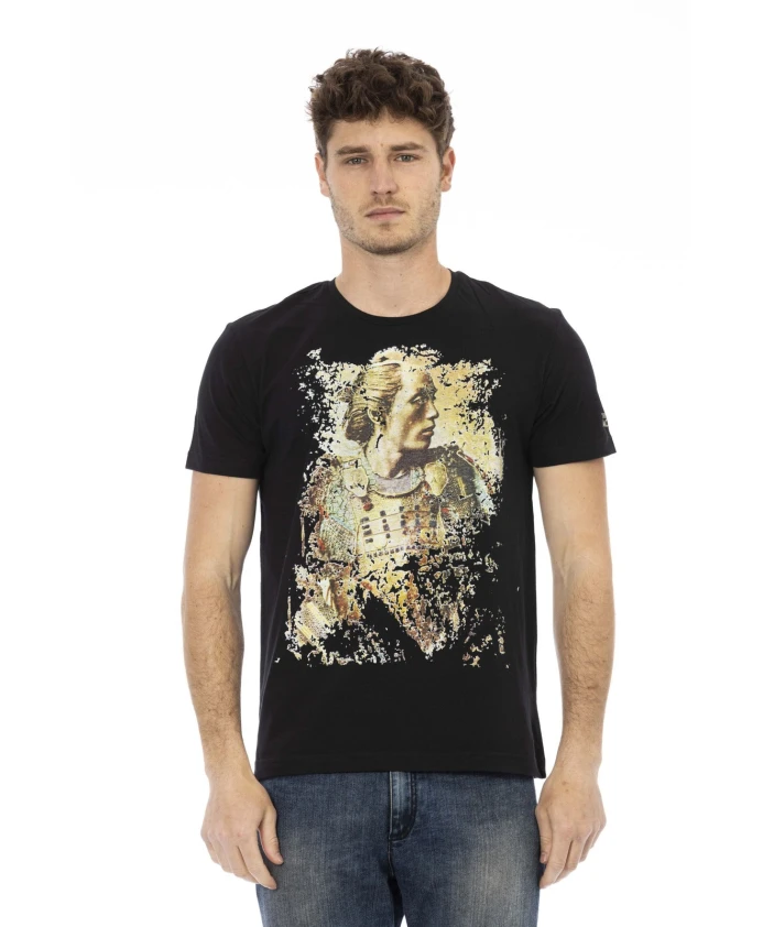 Повседневная футболка с круглым вырезом и короткими рукавами Trussardi, черный
Повседневная футболка с круглым вырезом и короткими рукавами Trussardi, черный