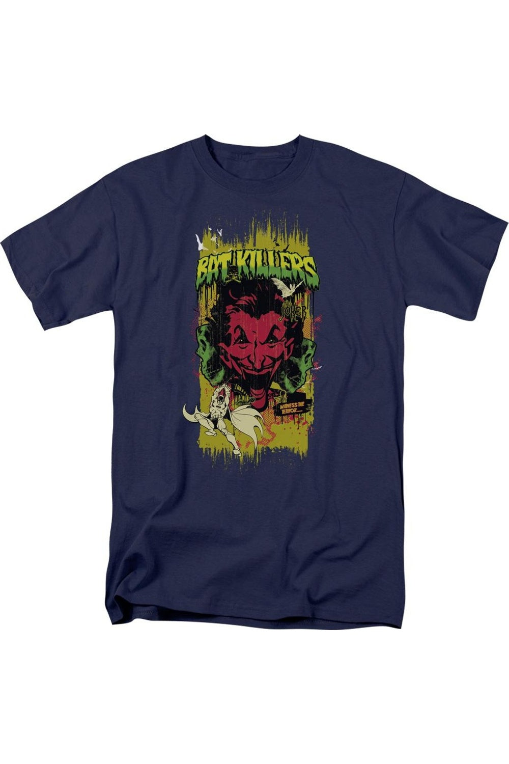Футболка с коротким рукавом для взрослых Batman Bat Killers 2 Gildan, темно-синий 
Футболка с коротким рукавом для взрослых Batman Bat Killers 2 Gildan, темно-синий
