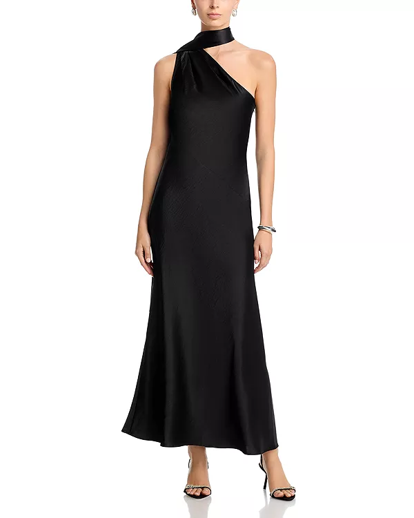 Макси-Платье на одно плечо - эксклюзив Aqua, черный
Макси-Платье на одно плечо - эксклюзив Aqua, черный