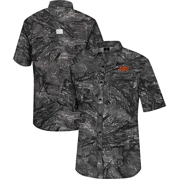 Мужская рубашка для рыбалки Oklahoma State Cowboys Realtree Aspect Charter на пуговицах, цвет charcoal Colosseum
Мужская рубашка для рыбалки Oklahoma State Cowboys Realtree Aspect Charter на пуговицах, цвет charcoal Colosseum