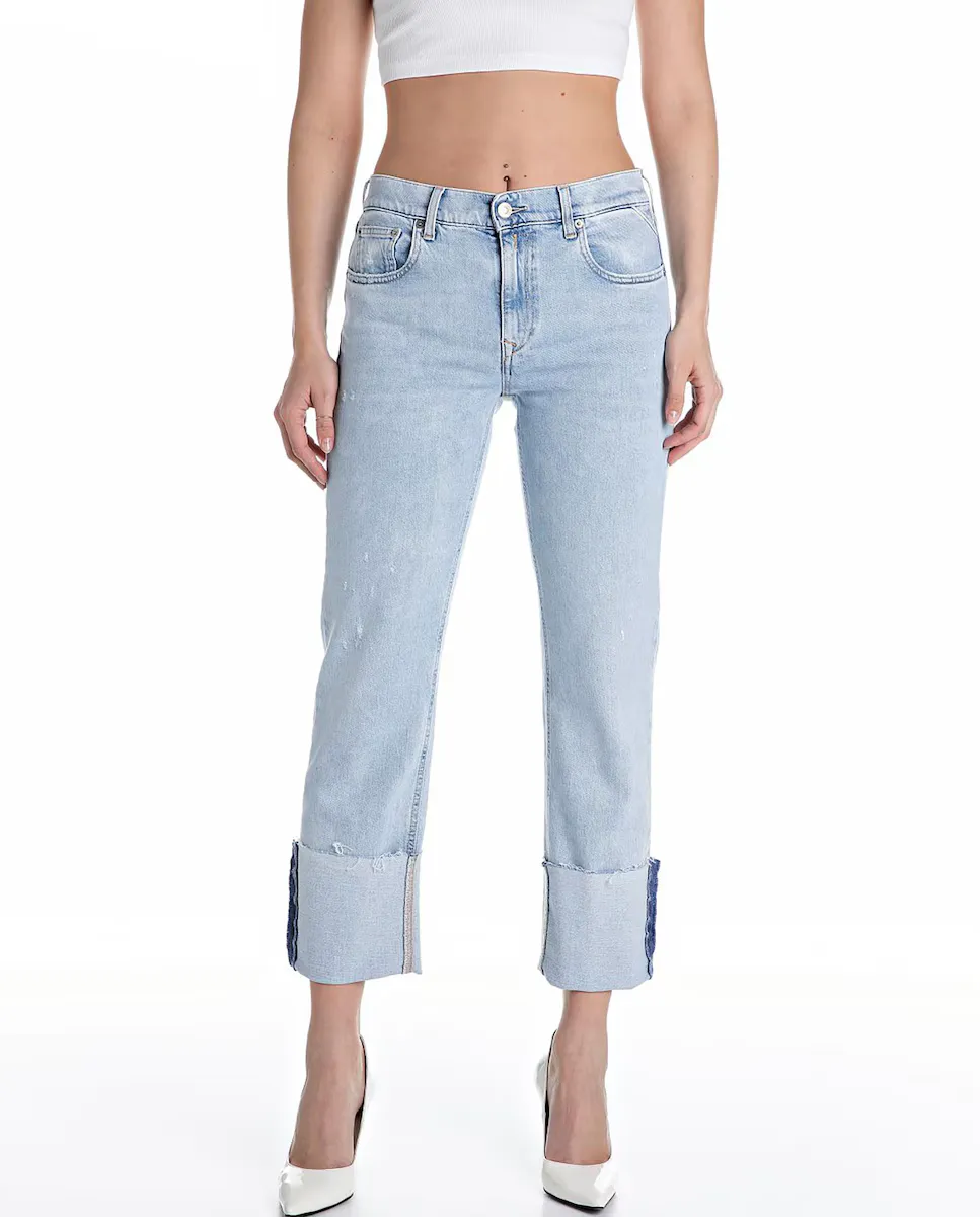 Женские прямые джинсы Vaquero с карманами Replay, светло-голубой
Женские прямые джинсы Vaquero с карманами Replay, светло-голубой