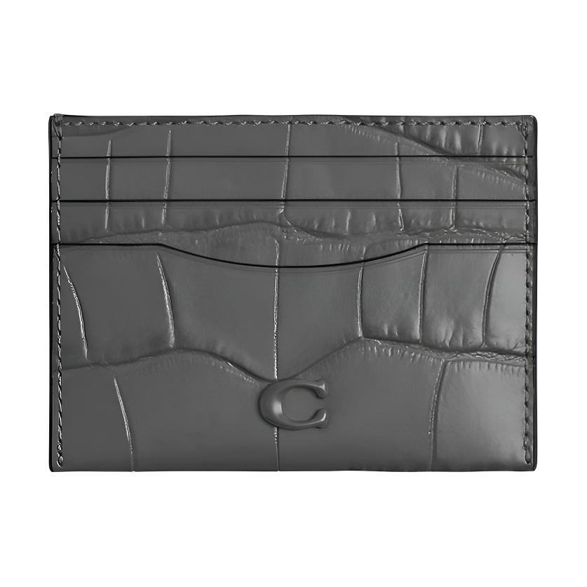 COACH Кожаный картхолдер с тиснением под крокодила миниатюрный мужской антрацитовый, Charcoal Gray
COACH Кожаный картхолдер с тиснением под крокодила миниатюрный мужской антрацитовый, Charcoal Gray