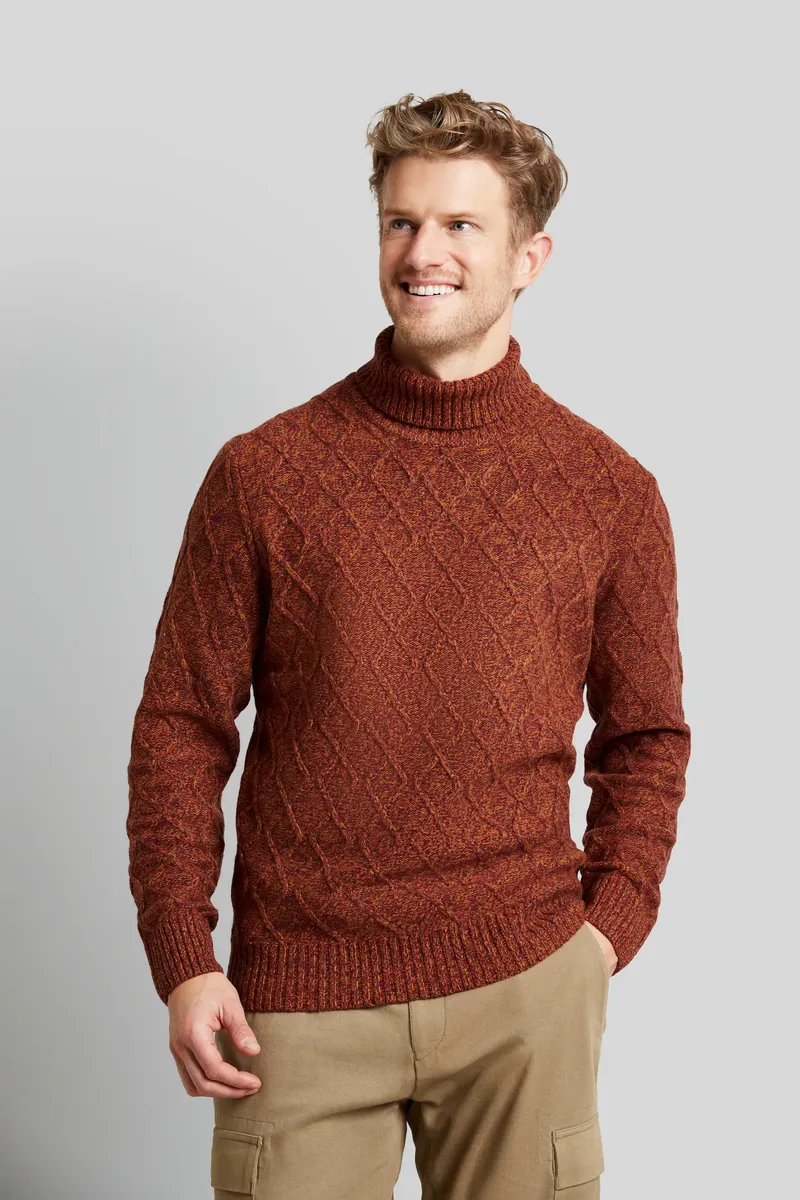 Свитер bugatti с высоким воротником и ромбовидным 3D-узором, цвет Rost
Свитер bugatti с высоким воротником и ромбовидным 3D-узором, цвет Rost