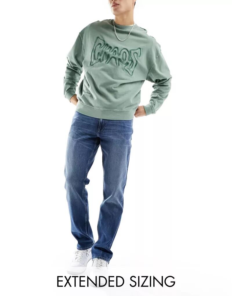 Синие джинсы прямого кроя ASOS, Синий, Синие джинсы прямого кроя ASOS
Синие джинсы прямого кроя ASOS, Синий, Синие джинсы прямого кроя ASOS