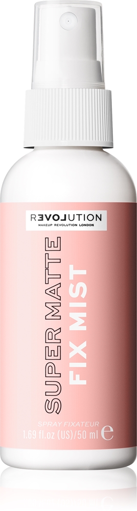 Фиксирующий спрей Super matte fix, матовый эффект Revolution Relove, 50 мл
Фиксирующий спрей Super matte fix, матовый эффект Revolution Relove, 50 мл