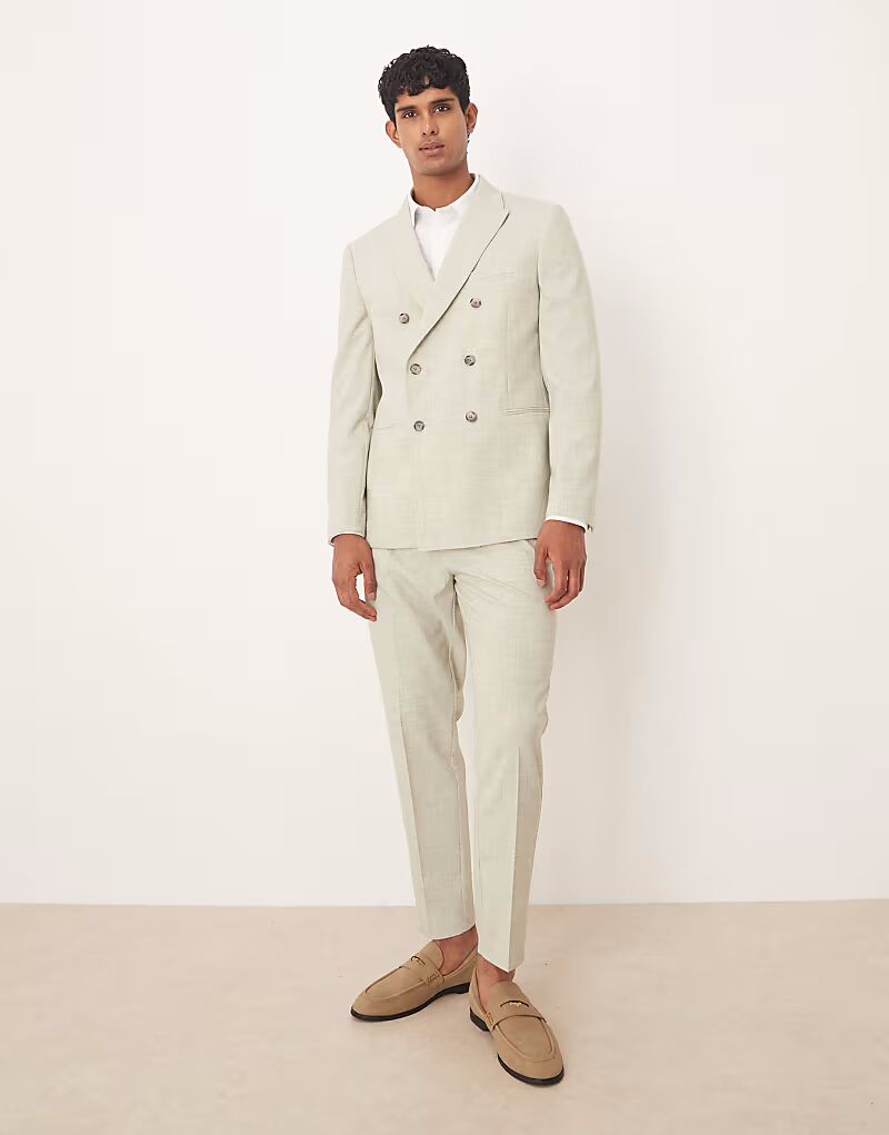 Зауженные брюки светло-зеленого цвета Asos Design
Зауженные брюки светло-зеленого цвета Asos Design