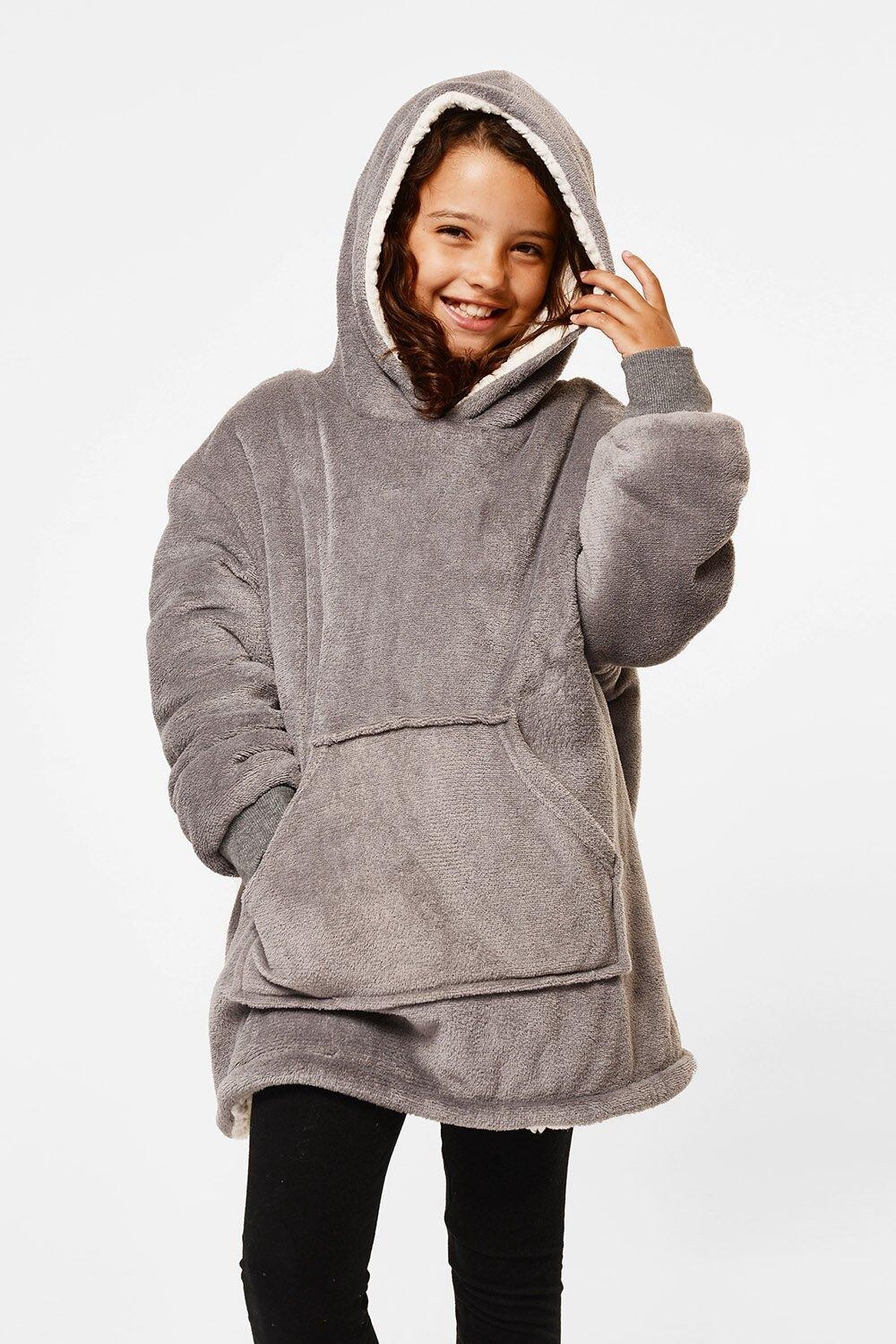 Оверсайз мягкое одеяло с капюшоном из шерпы, которое можно носить Sienna, серый
Оверсайз мягкое одеяло с капюшоном из шерпы, которое можно носить Sienna, серый