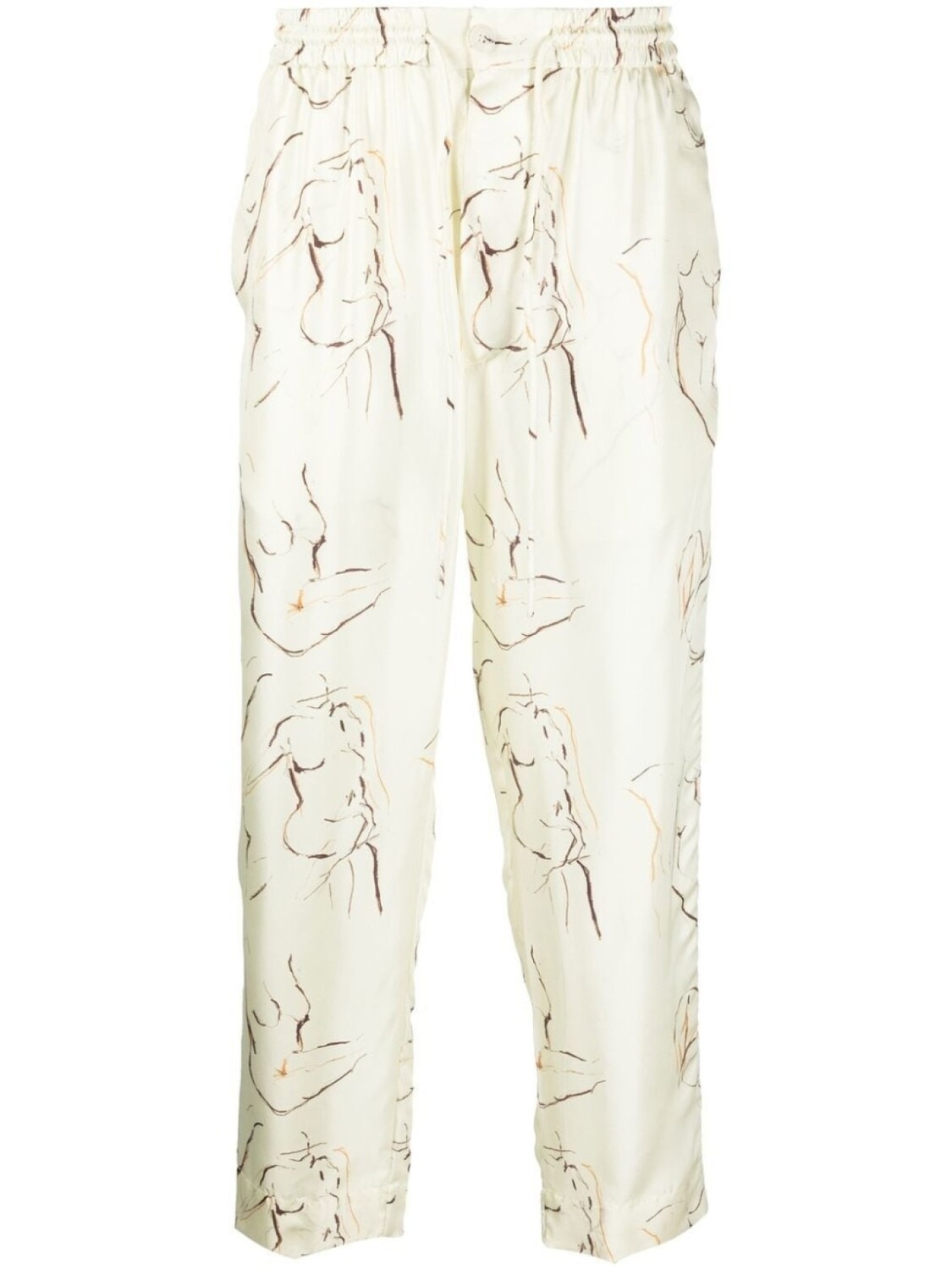 Nanushka укороченные брюки с графичным принтом, нейтральный цвет
Nanushka укороченные брюки с графичным принтом, нейтральный цвет