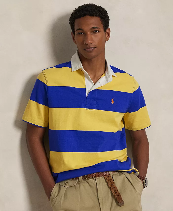 Мужская классическая рубашка для регби с коротким рукавом Polo Ralph Lauren, желтый
Мужская классическая рубашка для регби с коротким рукавом Polo Ralph Lauren, желтый
