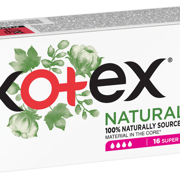 Супергигиеничные тампоны, 16 шт./1 упаковка. Kotex Natural
Супергигиеничные тампоны, 16 шт./1 упаковка. Kotex Natural