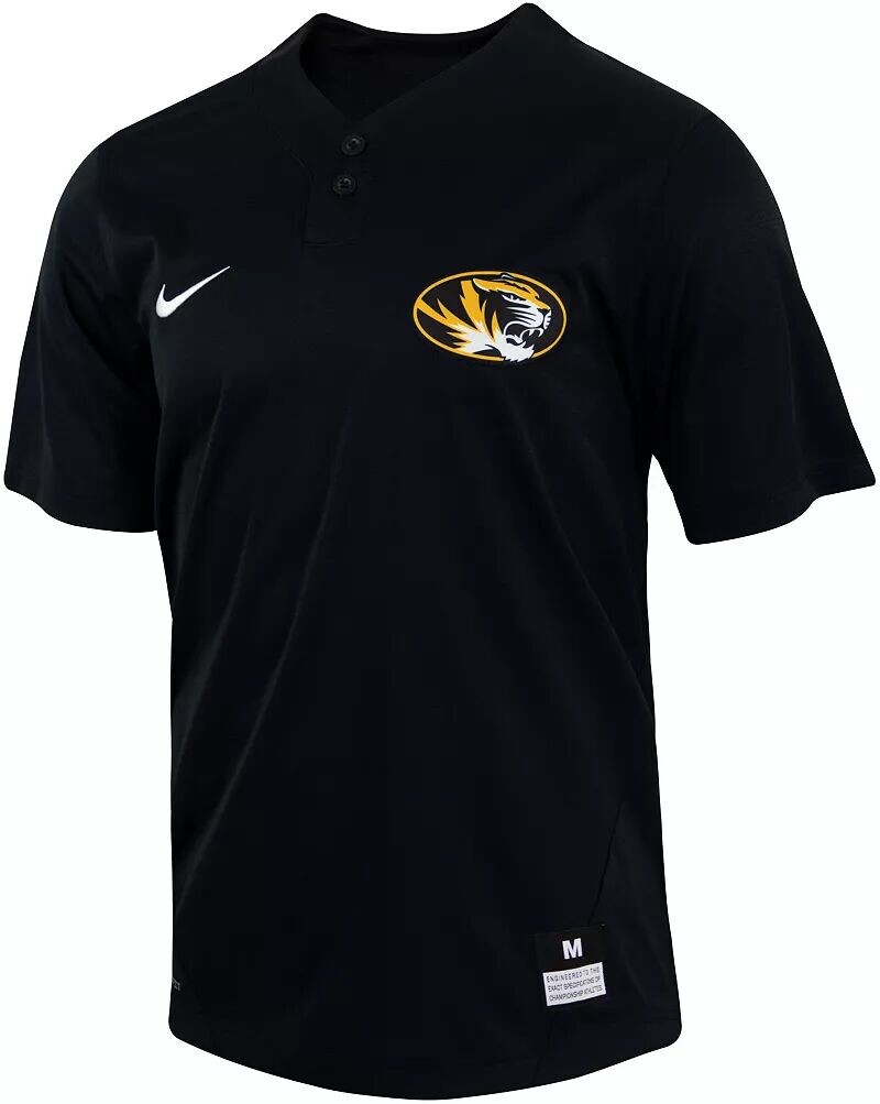Черная мужская реплика бейсбольной майки с двумя пуговицами Nike Missouri Tigers
Черная мужская реплика бейсбольной майки с двумя пуговицами Nike Missouri Tigers