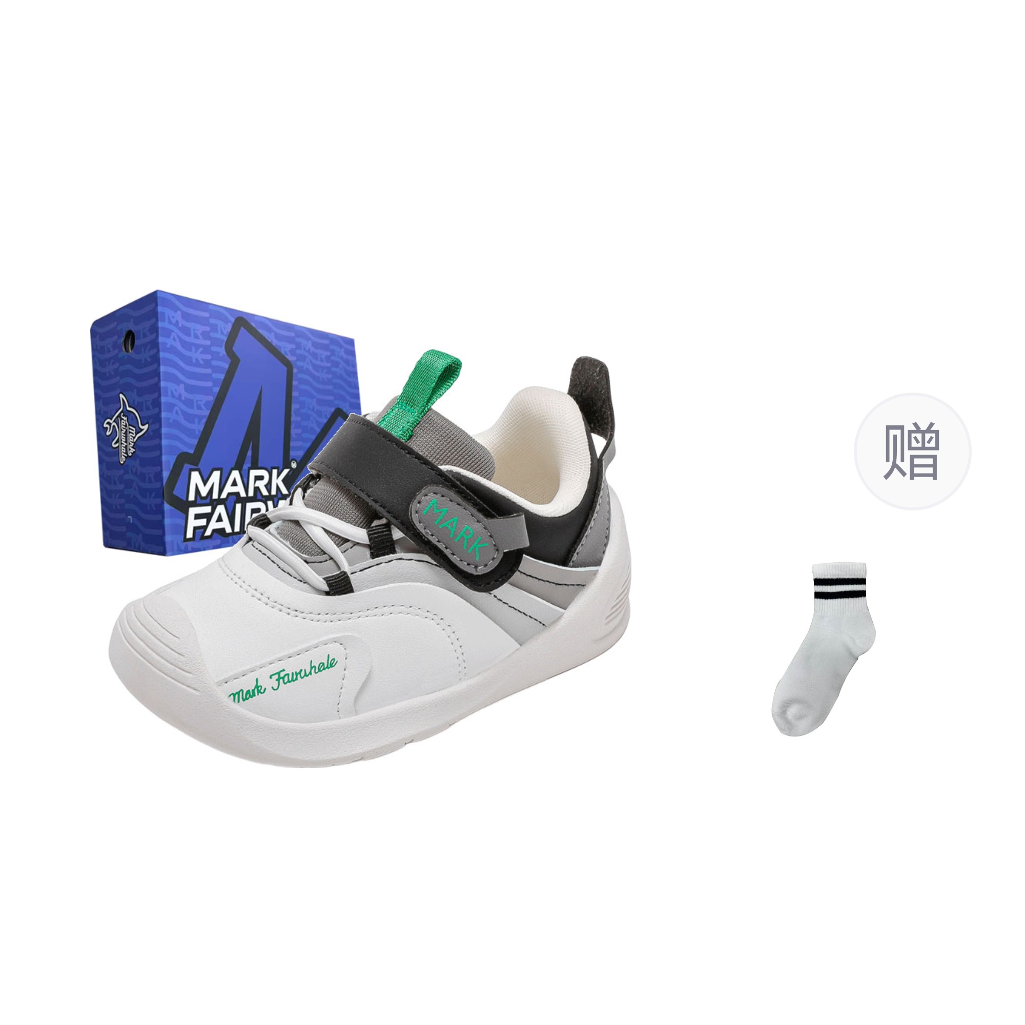 Обувь для дошкольников / Носки для малышей FAIRWHALE, серый/черный
Обувь для дошкольников / Носки для малышей FAIRWHALE, серый/черный